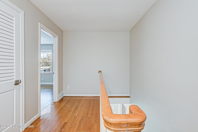 interior space with light wood-type flooring