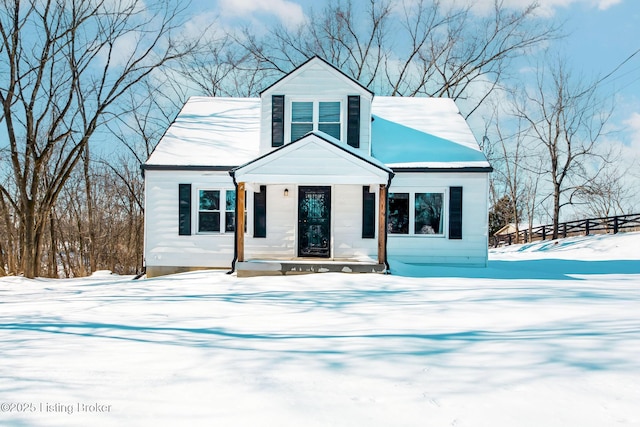 view of front of house