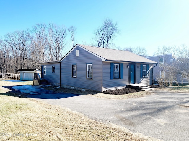 view of front of house