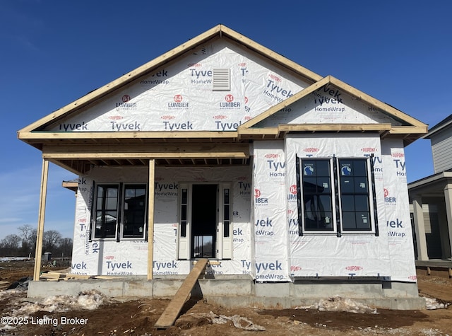 view of property under construction