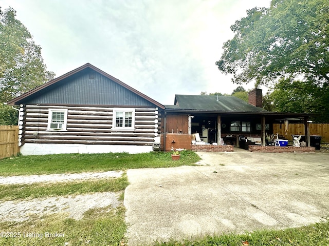 view of rear view of house