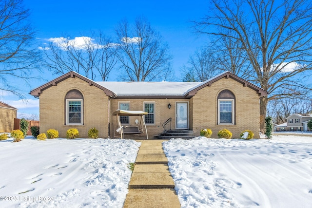 view of ranch-style home