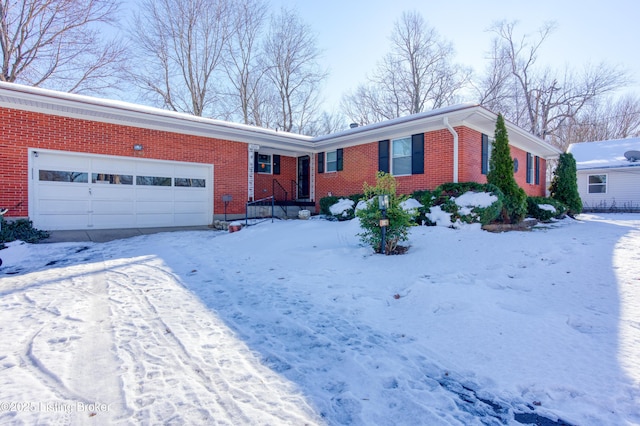 ranch-style house with a garage