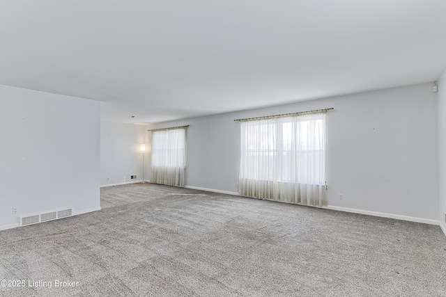 empty room with light carpet