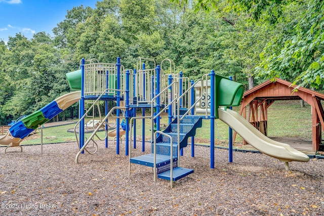 view of jungle gym