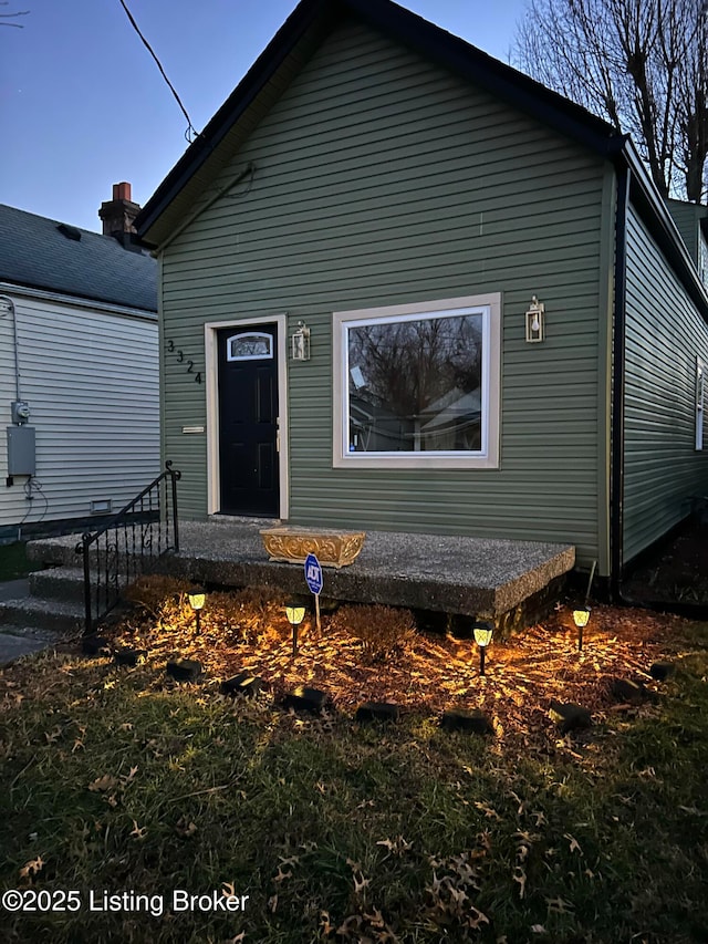 view of rear view of house