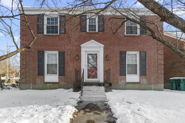 view of colonial house