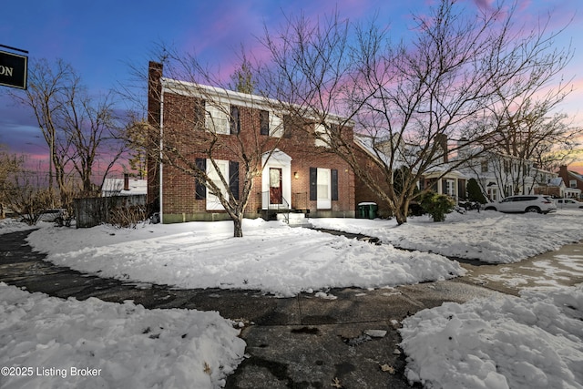 view of front of home