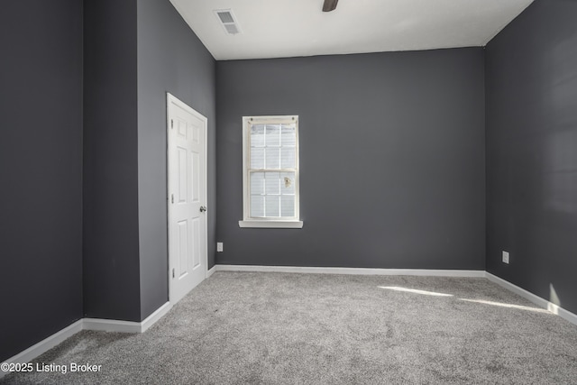 unfurnished room with carpet