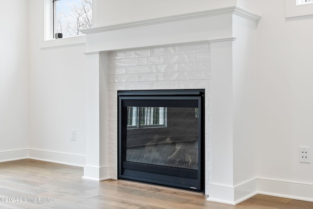 room details featuring hardwood / wood-style flooring