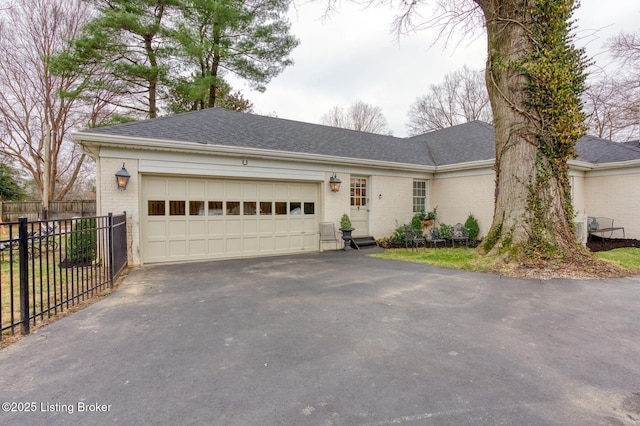 ranch-style house with a garage