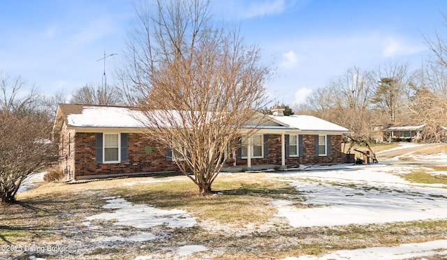 view of ranch-style house