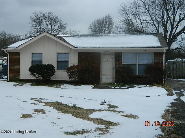 view of ranch-style house