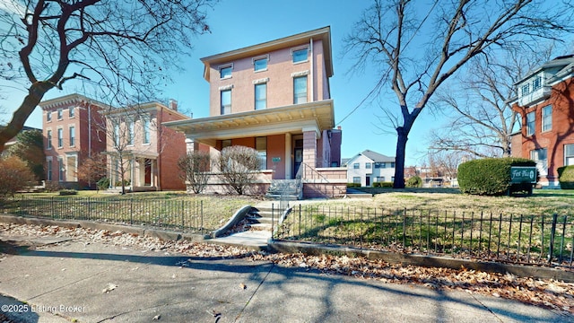 view of front of house with a porch