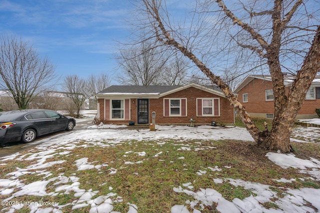 view of ranch-style home