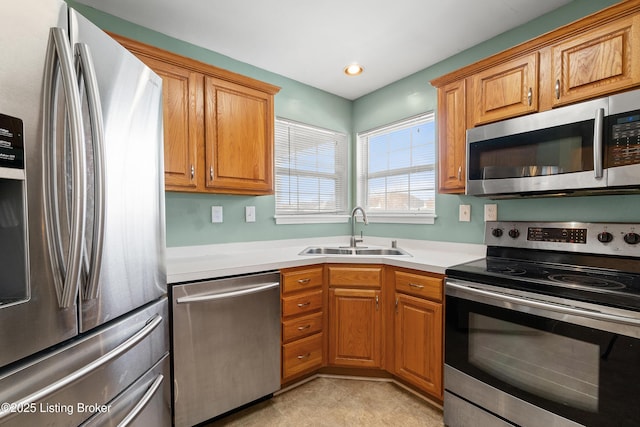 kitchen featuring sink and stainless steel appliances