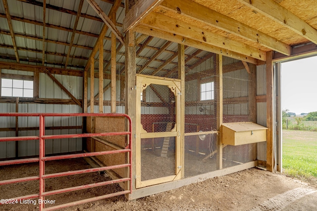 view of stable