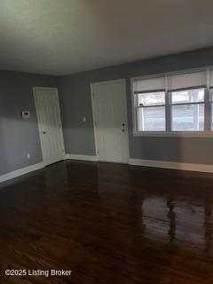 interior space featuring hardwood / wood-style floors