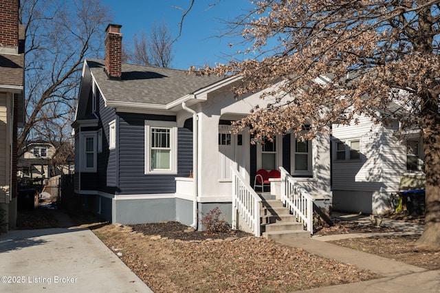 view of front of property