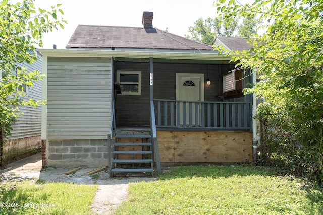 view of front of property