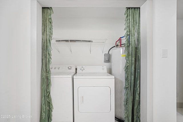 laundry area with separate washer and dryer