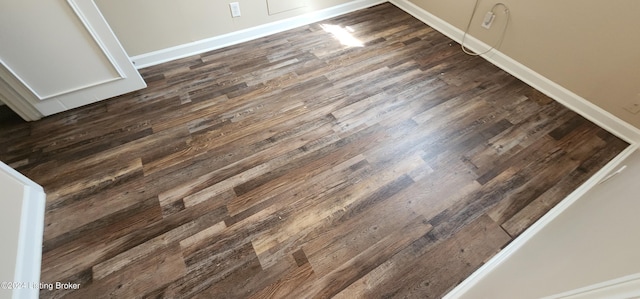 interior details with hardwood / wood-style flooring