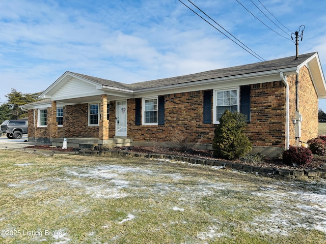 view of ranch-style home