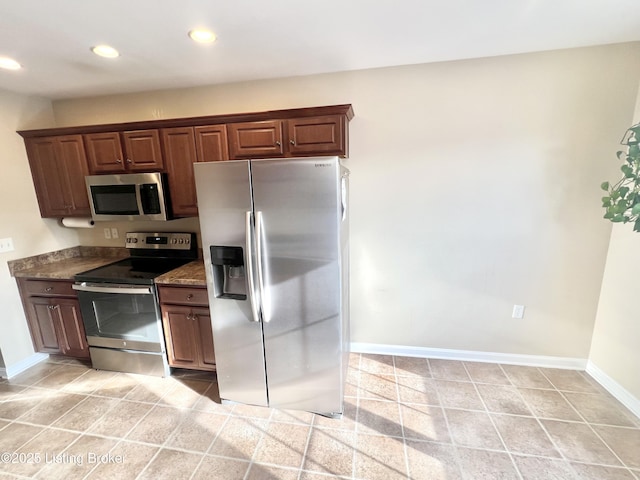 kitchen with stainless steel appliances