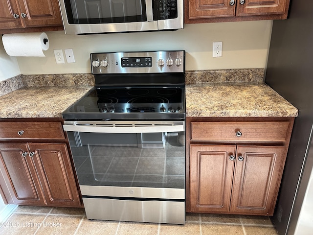 kitchen featuring appliances with stainless steel finishes