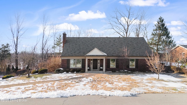 view of front of property