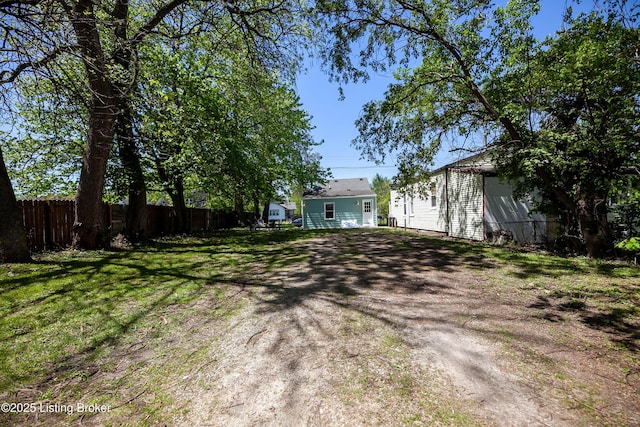 view of yard