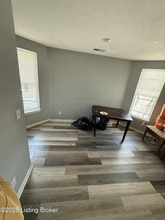 interior space featuring hardwood / wood-style floors