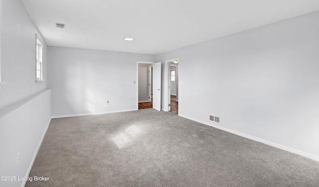 unfurnished room with a wealth of natural light