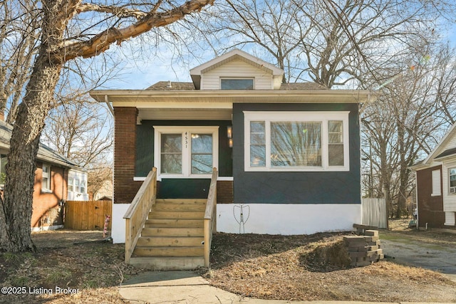 view of bungalow