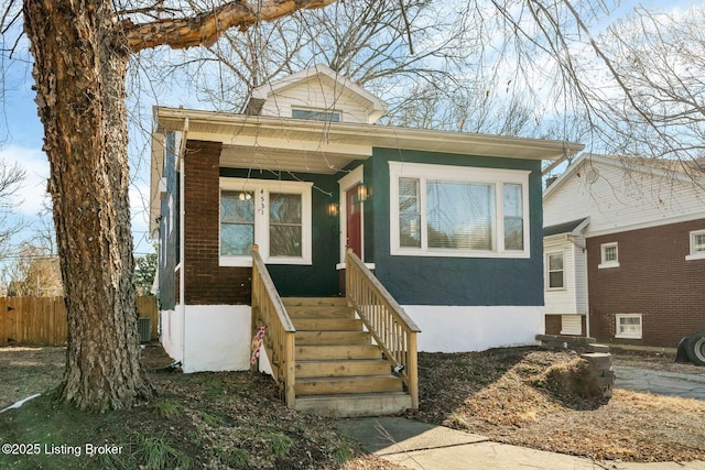 view of front of property