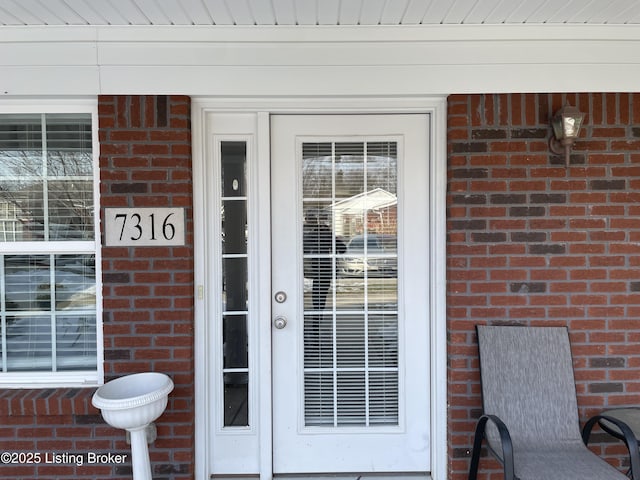 view of entrance to property