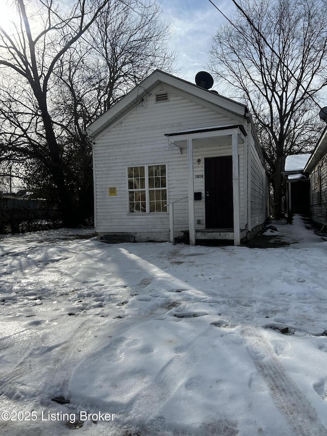 view of front of house