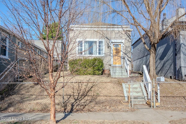 view of front of home