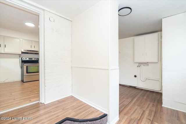 interior space featuring light hardwood / wood-style floors