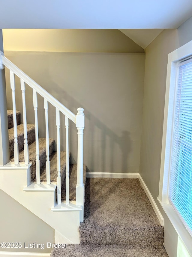 stairs with carpet