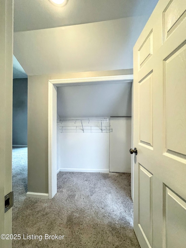 view of closet