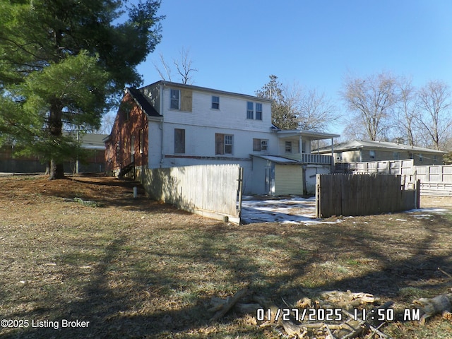 view of back of house