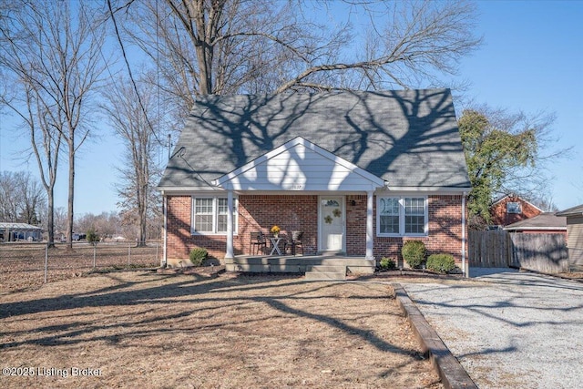 view of front of property