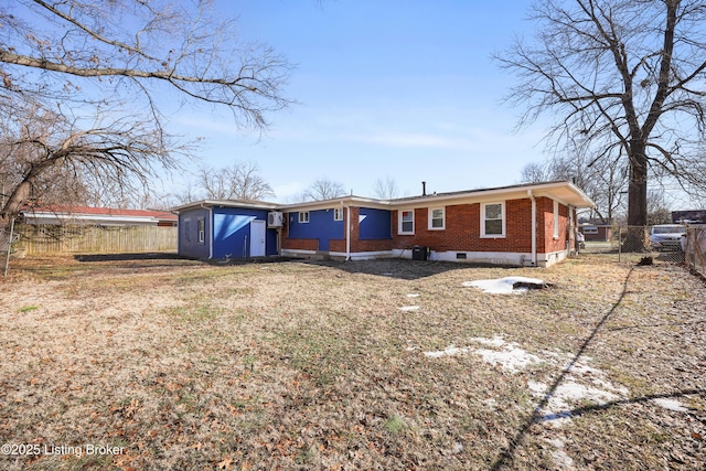 view of back of property