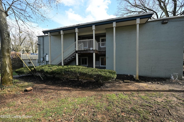 view of back of property