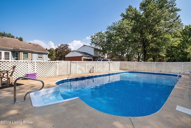 view of pool