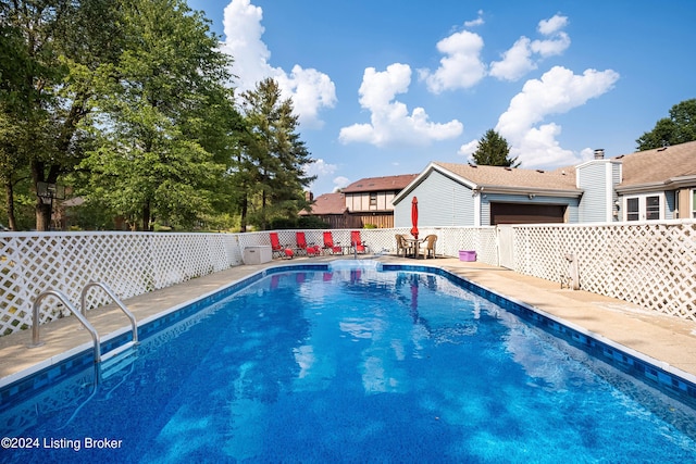 view of pool