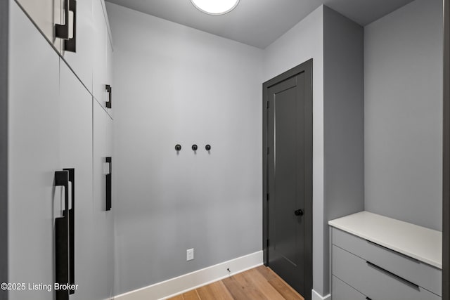 interior space featuring light hardwood / wood-style flooring