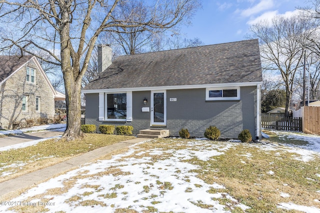 view of bungalow-style home