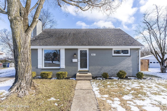 view of front of home